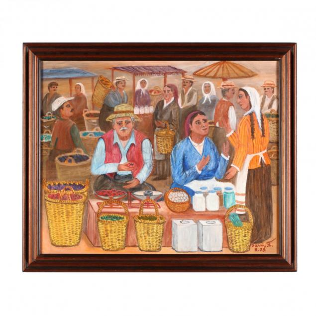 yiannis-pelekanos-cypriot-b-1937-open-air-market