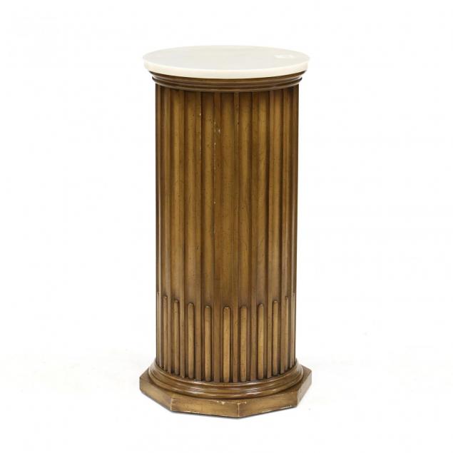 marble-top-fluted-column-pedestal