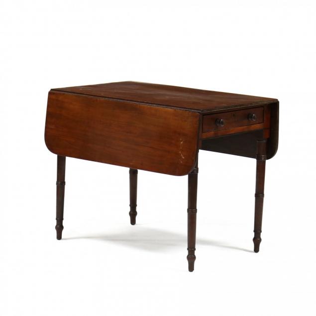 english-sheraton-drop-leaf-mahogany-pembroke-table