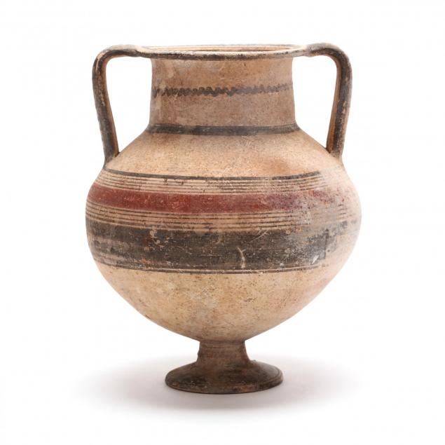 cypro-archaic-footed-amphora