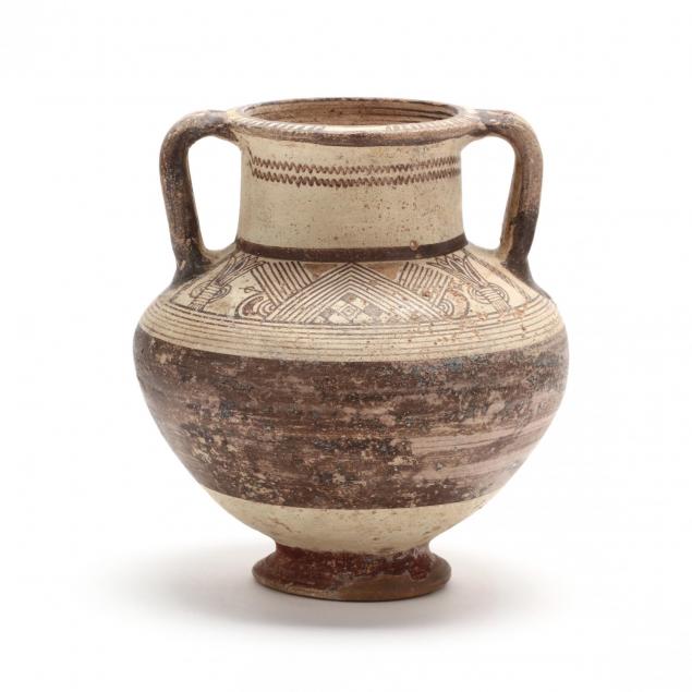 cypro-archaic-footed-amphora