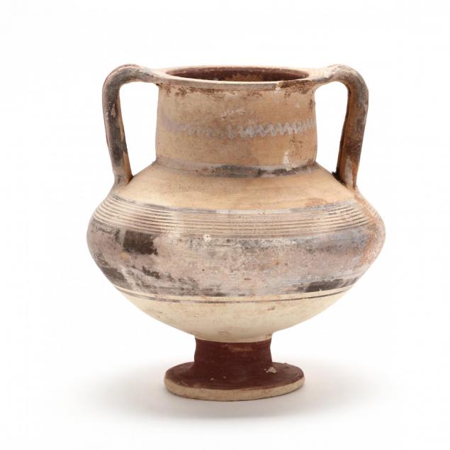 cypro-archaic-footed-amphora