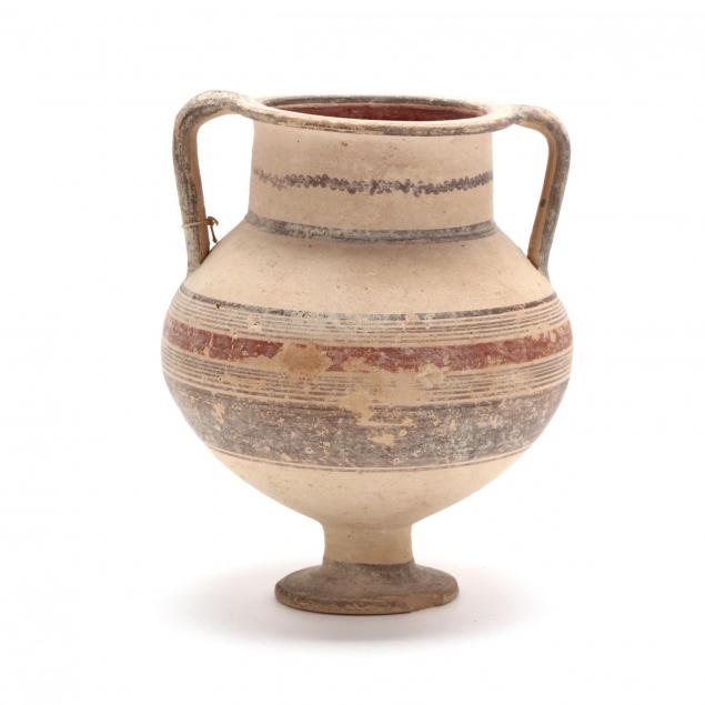 cypro-geometric-footed-amphora