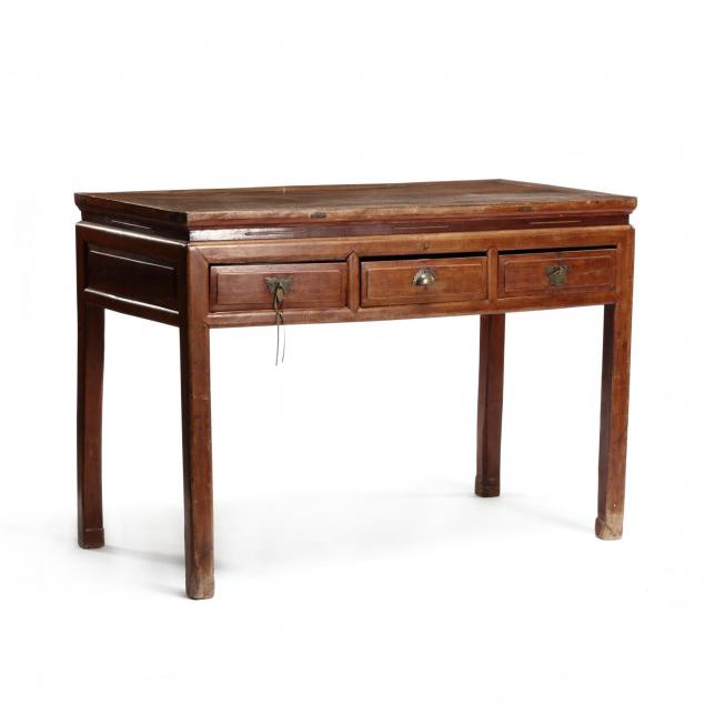 chinese-three-drawer-console-table