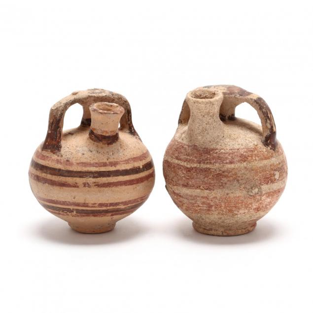 two-cypriot-mycenaean-stirrup-juglets