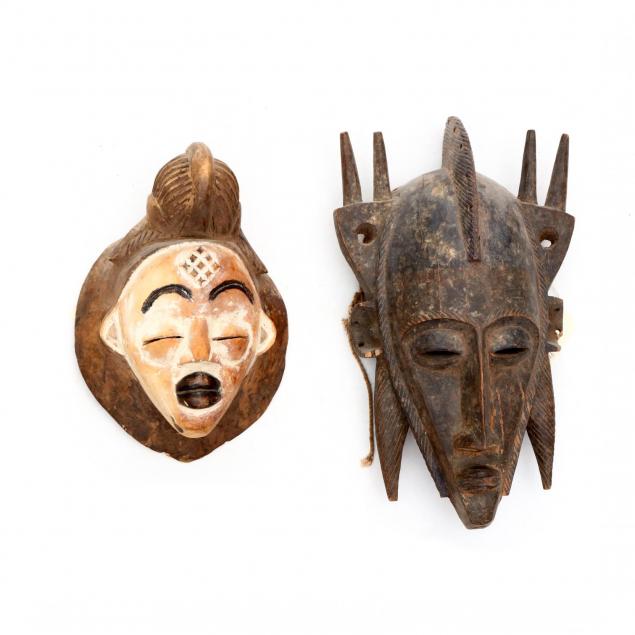 two-west-african-face-masks