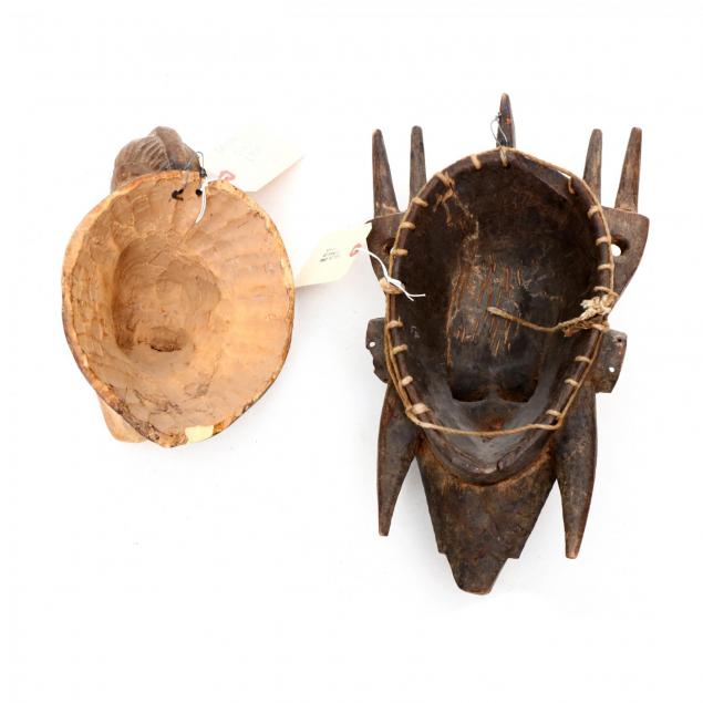 Two West African Face Masks (Lot 473 - The Collection of NOA Living