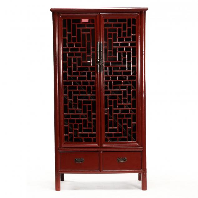 chinese-red-lacquer-wine-cabinet