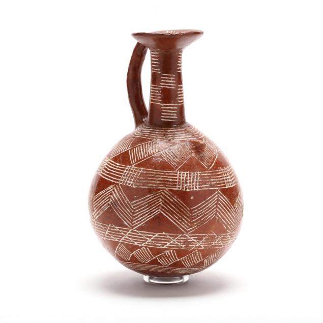 cypriot-early-bronze-age-polished-red-ware-flask