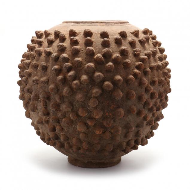 herb-gatherer-baatonu-pottery-vessel