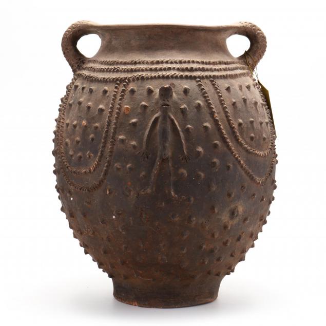 african-handled-vessel-bamana-pottery