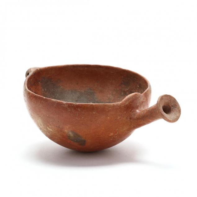 cypriot-bronze-age-polished-red-ware-bowl-with-spout
