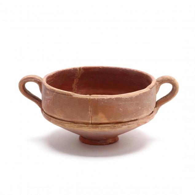 cypriot-hellenistic-footed-red-ware-bowl