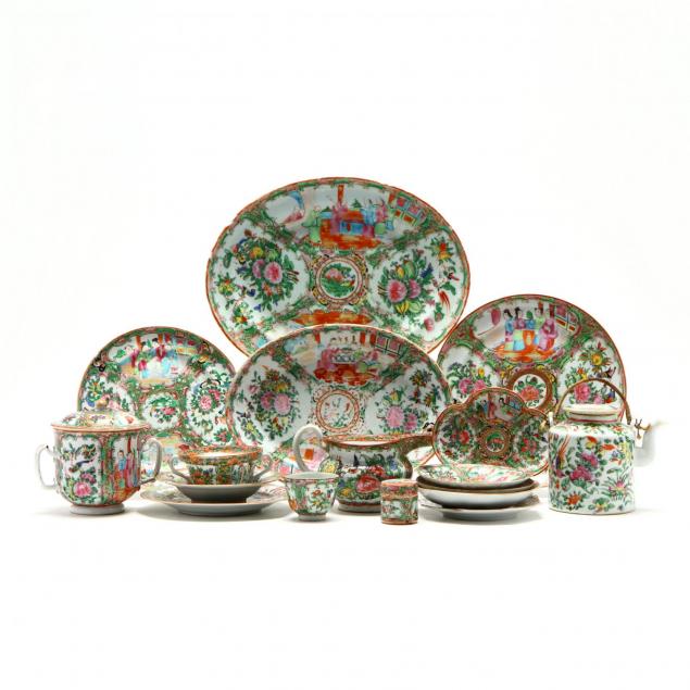 a-large-group-of-chinese-famille-rose-export-porcelain