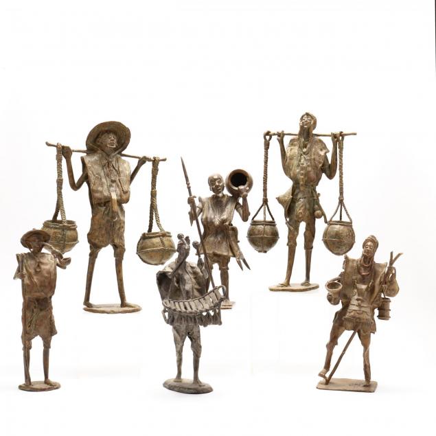 six-ashanti-ancestor-figures