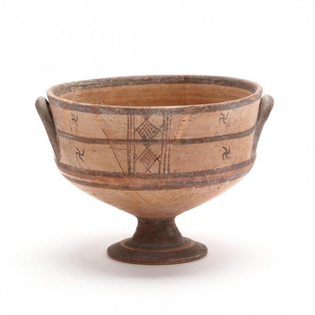 cypro-geometric-stemmed-bowl