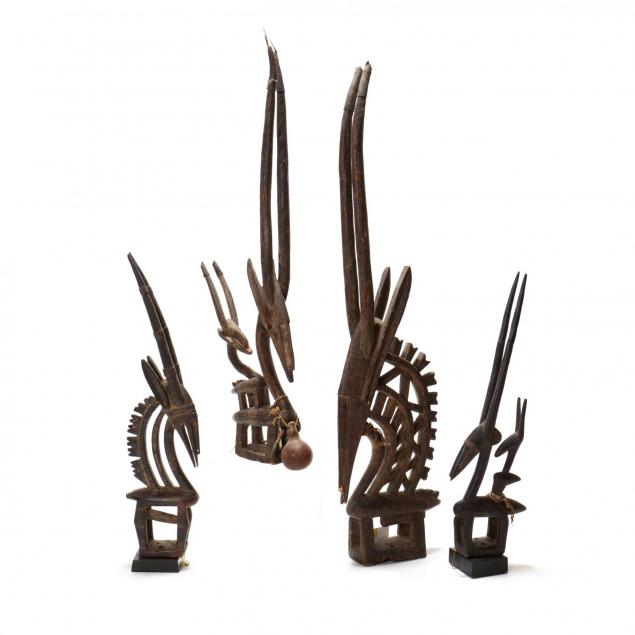 four-bamana-tji-wara-antelope-headdresses