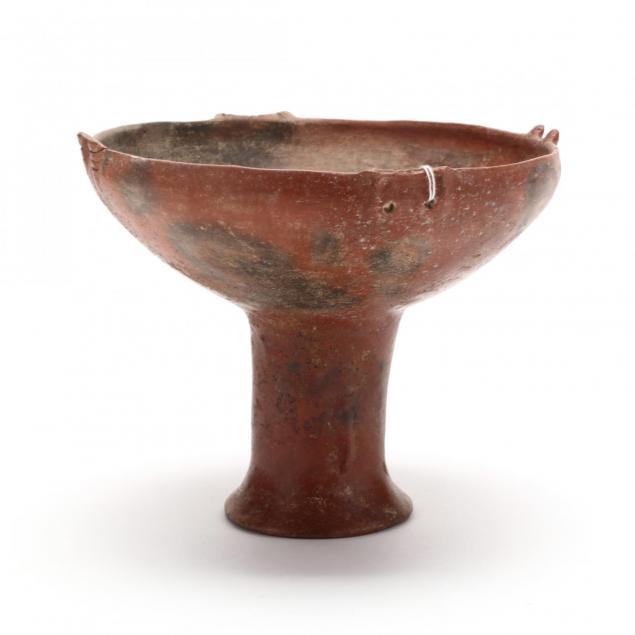 cypriot-early-bronze-age-polished-red-ware-pedestal-bowl