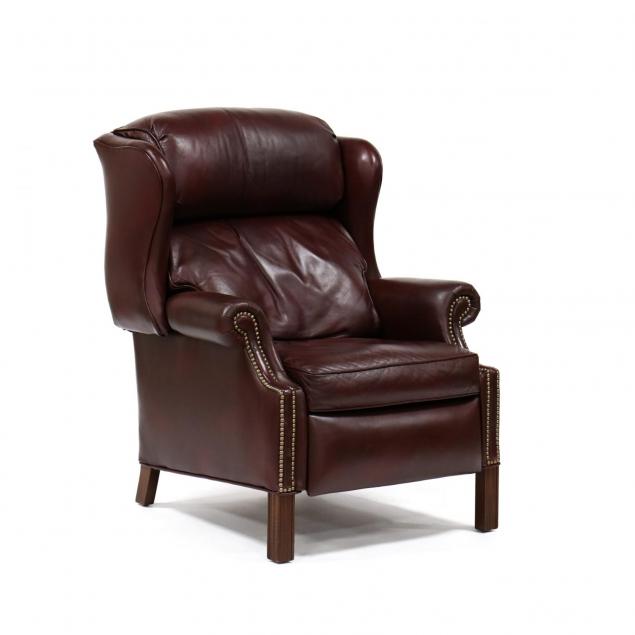 bradington-young-chippendale-style-leather-recliner