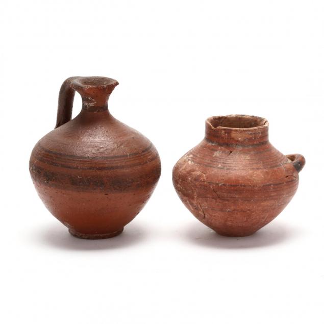 two-cypro-geometric-red-ware-jars