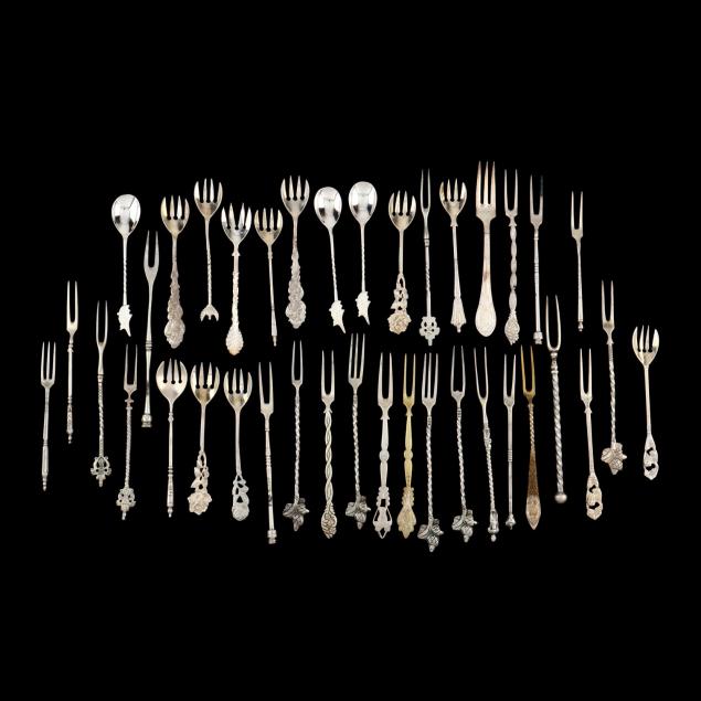 a-collection-of-cypriot-silver-flatware