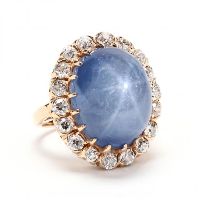 14kt-gold-natural-sri-lanka-star-sapphire-and-diamond-ring