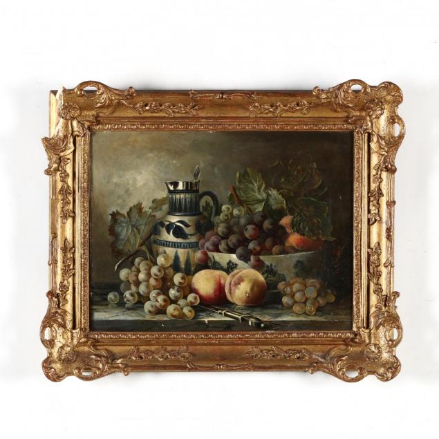 vincent-clare-british-1855-1930-still-life-with-fruit-and-delftware