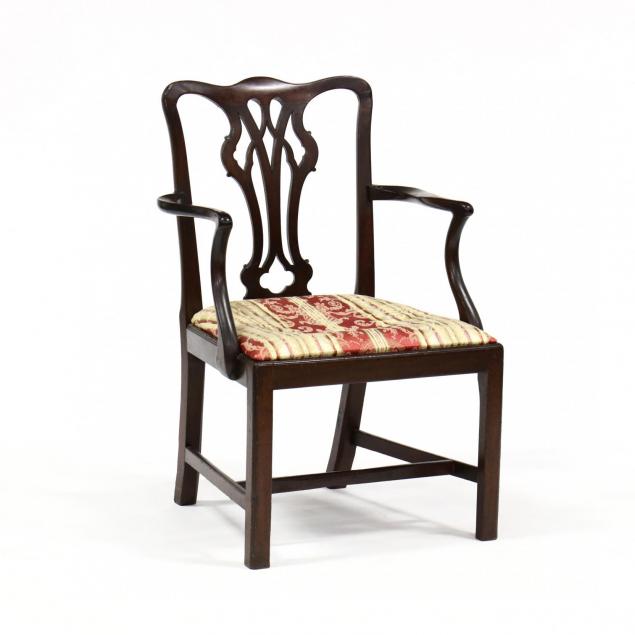 english-chippendale-mahogany-armchair