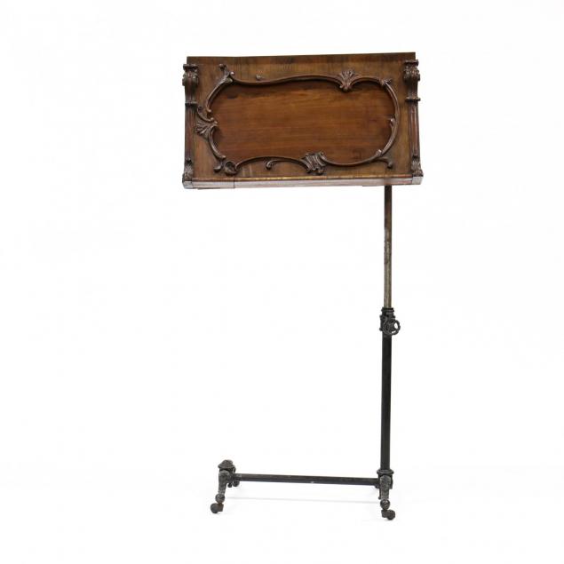 victorian-rococo-rosewood-music-stand