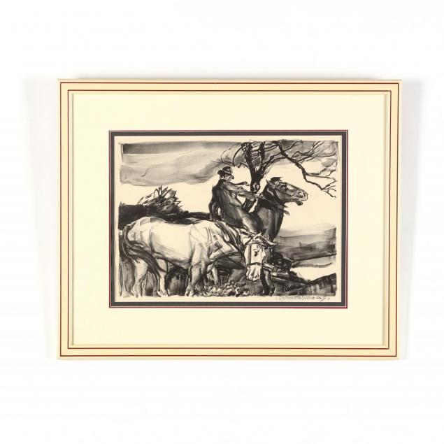 john-scott-williams-american-1877-1976-western-scene-with-two-horses
