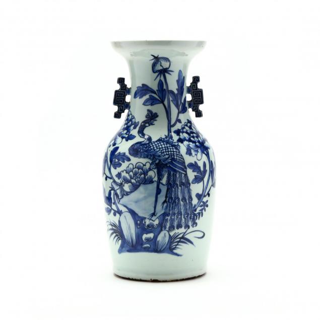 a-chinese-blue-and-white-peacock-vase