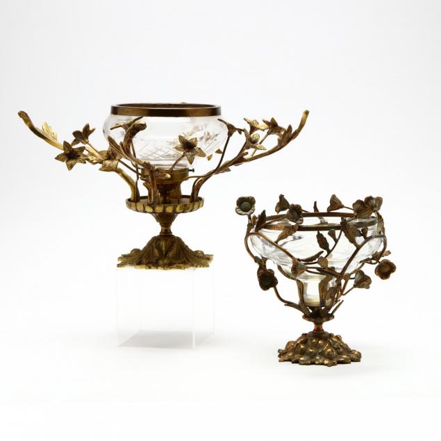 two-floral-ormolu-mounted-glass-bowls