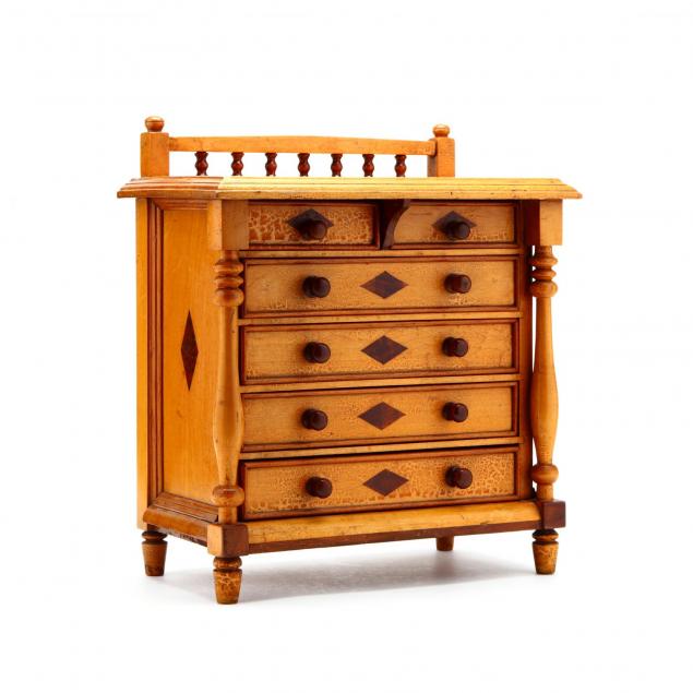 american-sheraton-style-inlaid-miniature-chest-of-drawers