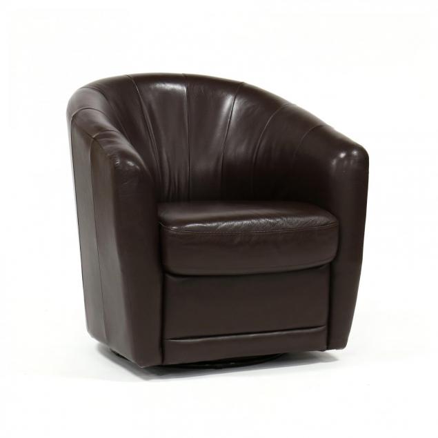modern-leather-swivel-club-chair