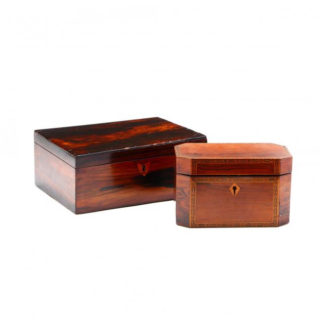 two-antique-exotic-wood-boxes
