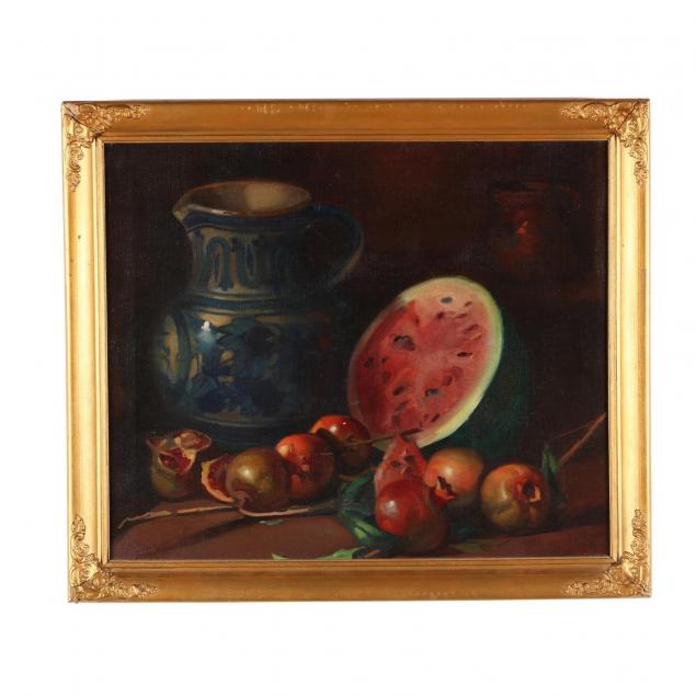 continental-school-still-life-with-watermelon-and-pomegranates