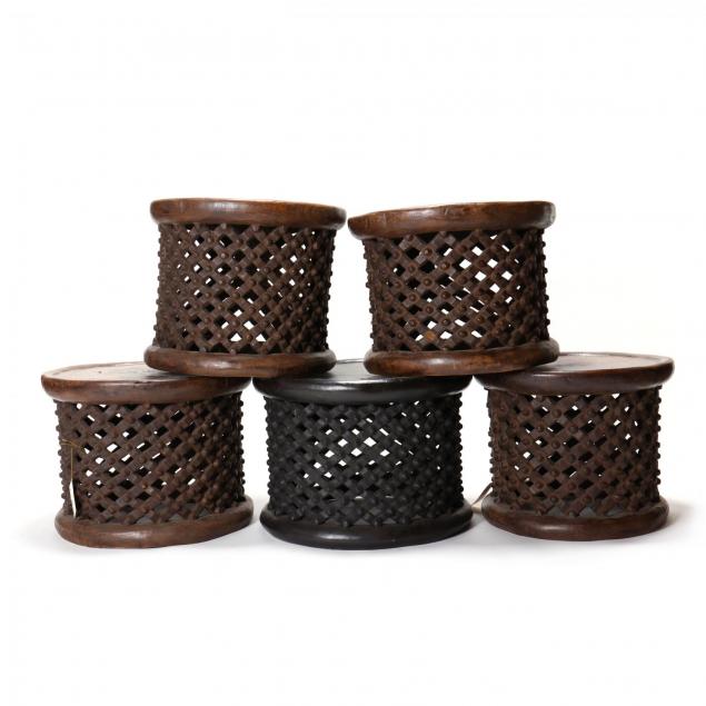 five-bamileke-king-stools