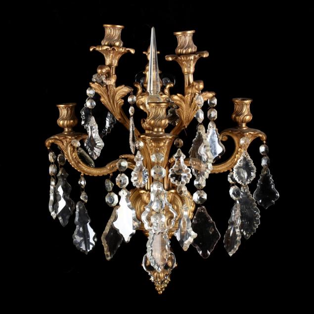 louis-xv-style-gilt-bronze-and-drop-prism-sconce