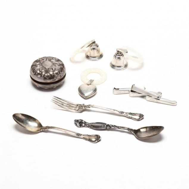 group-of-child-s-and-baby-s-sterling-silver