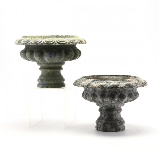 pair-of-carved-granite-diminutive-urns