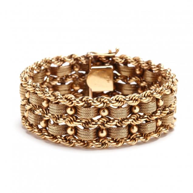 wide-14kt-gold-woven-bracelet