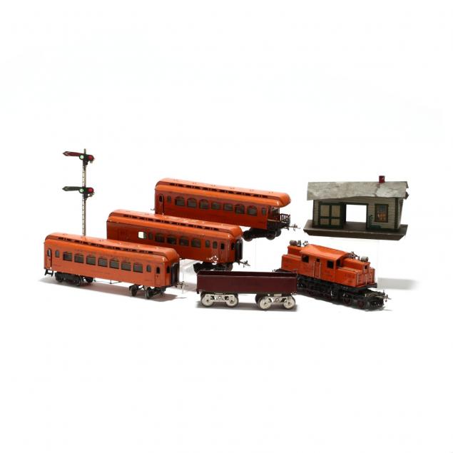 vintage-ives-model-railroad-set