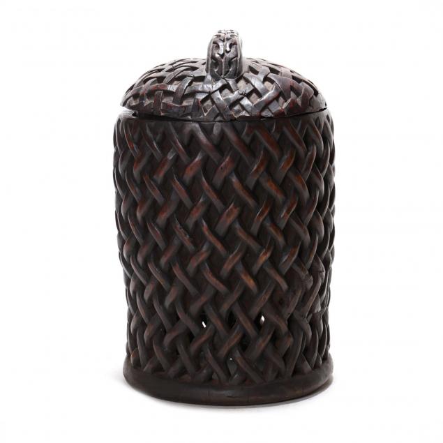 african-lidded-storage-container