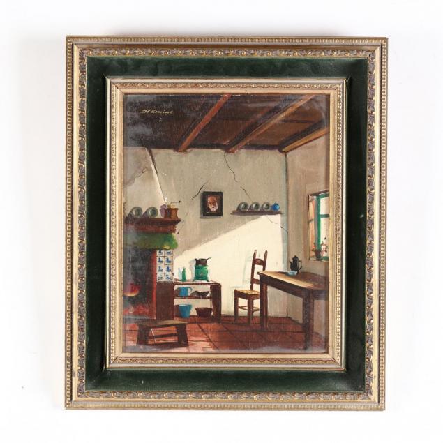 mid-century-dutch-school-interior-painting