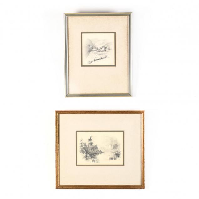 two-small-19th-century-landscape-drawings
