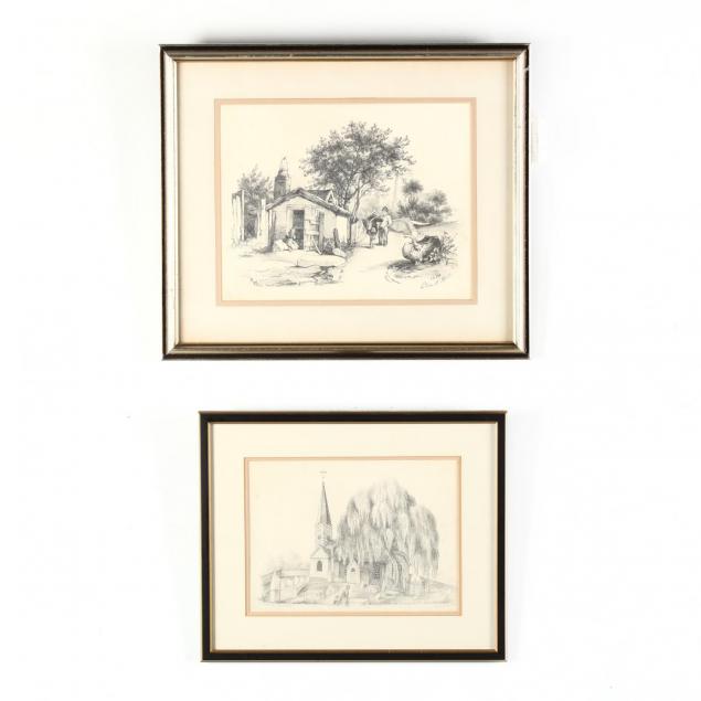 two-19th-century-landscape-drawings