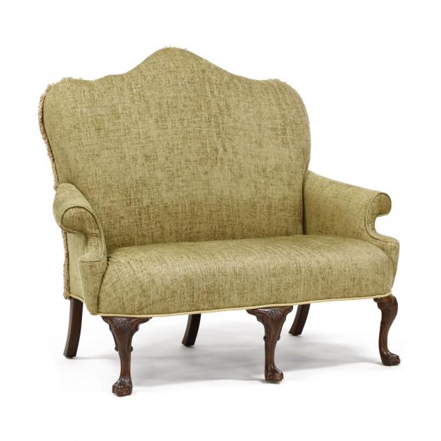 queen-anne-style-overupholstered-settee