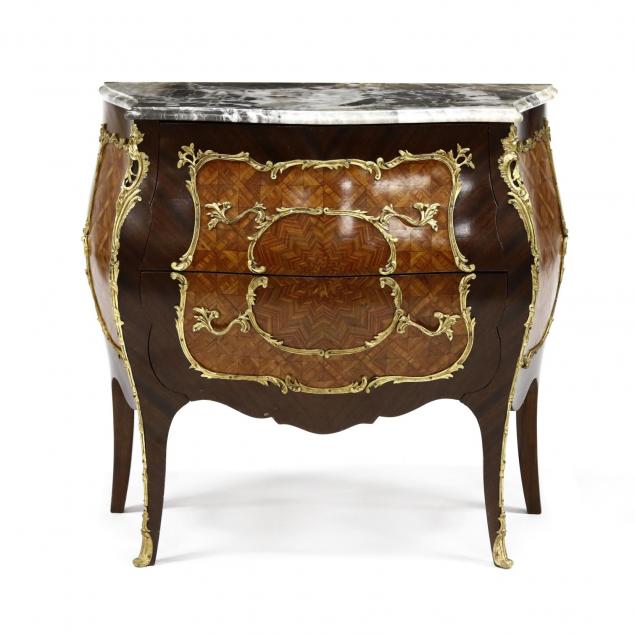 louis-xv-style-marble-top-parquetry-inlaid-commode