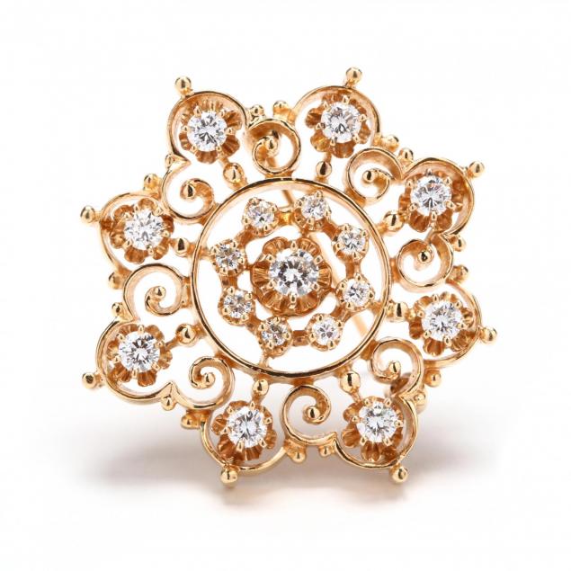 14kt-gold-and-diamond-brooch-pendant-kurt-goldschmidt