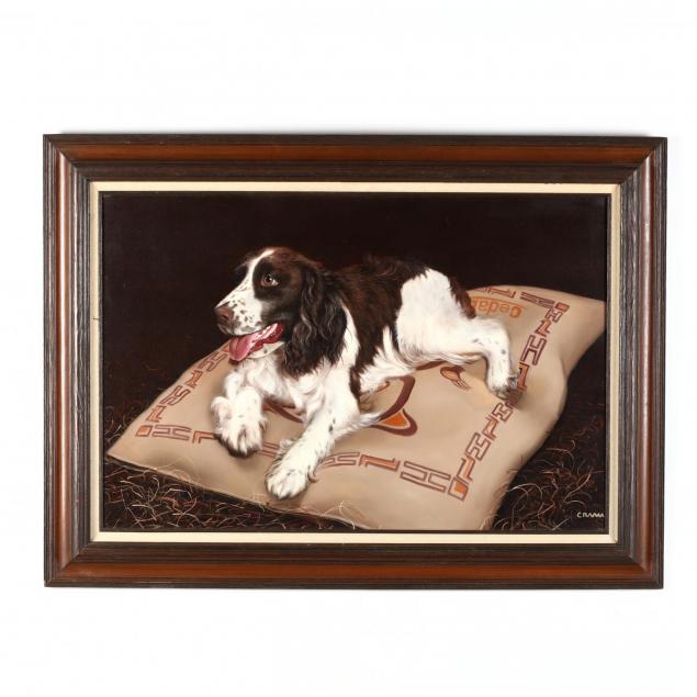 large-oil-portrait-of-a-springer-spaniel